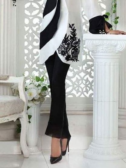 Elegant and comfortable chiffon wedding ladies suit