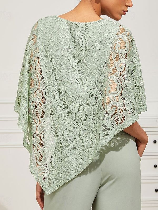 Irregular Lace Temperament Women's Suit