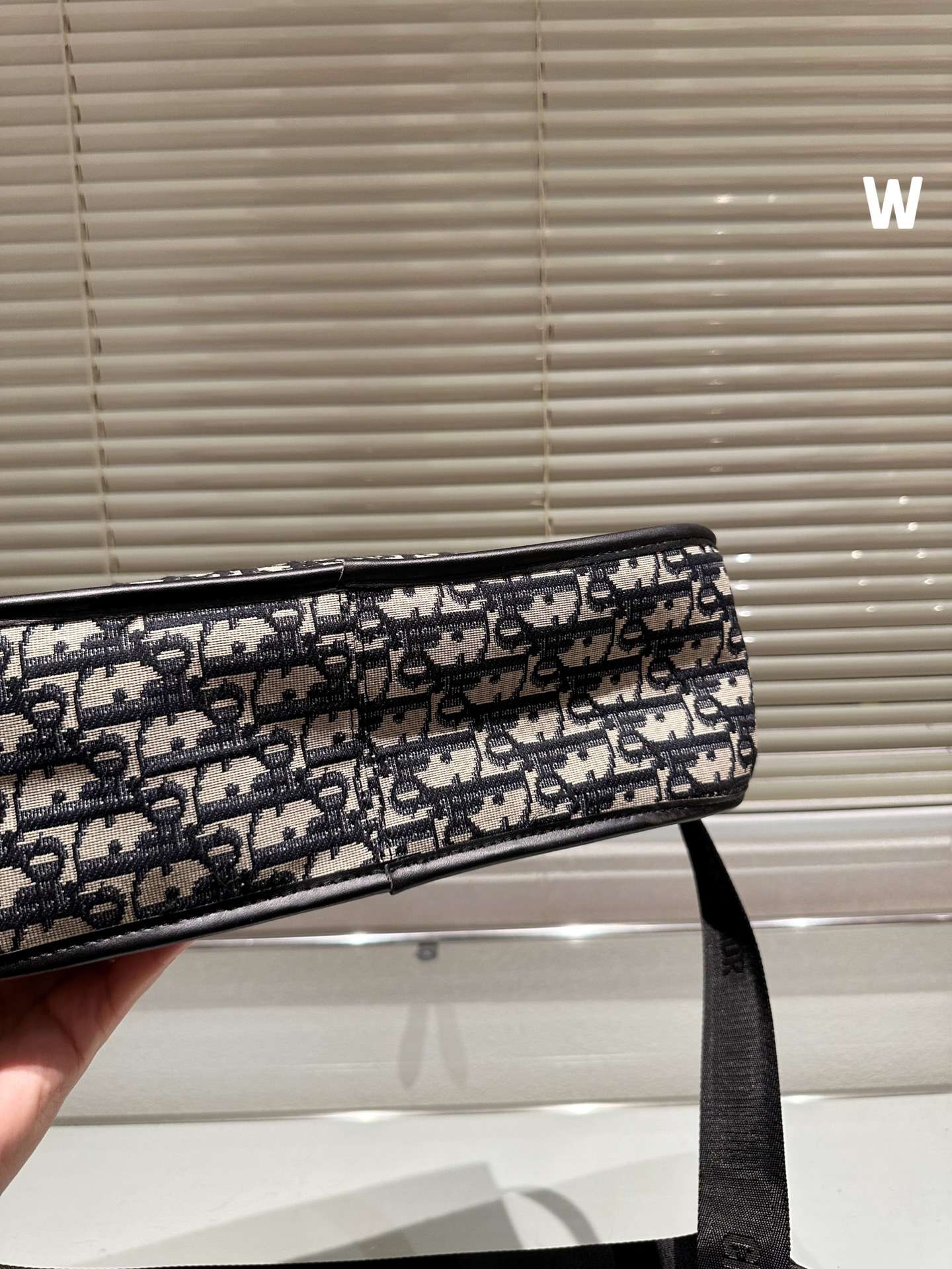 Medium Diorcamp Bag Blue Dior Oblique Embroidery