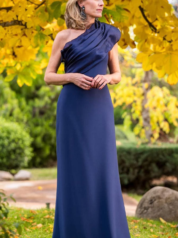 Simple Elegant Satin Wedding Mother of the Bride Dress