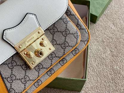 Gucci Padlock Front Pocket Flap Shoulder Bag