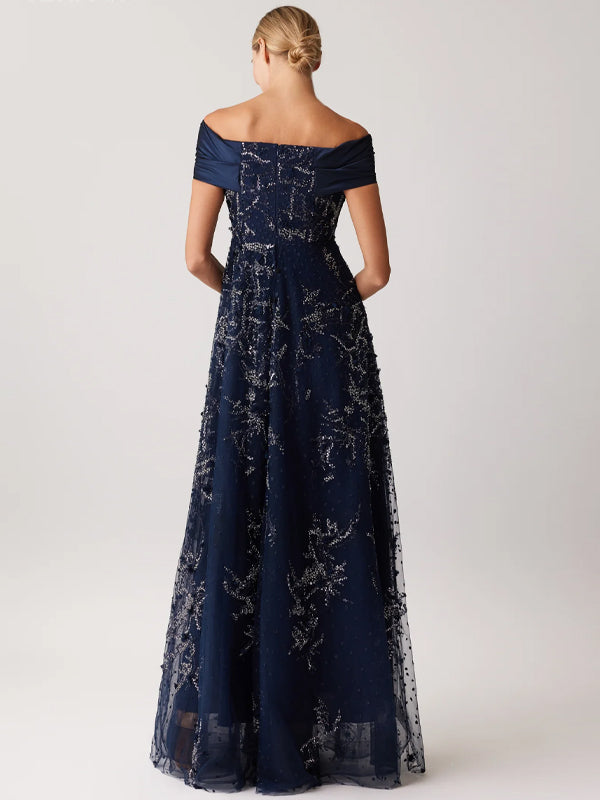 Sequined Tube Top Maxi Dress