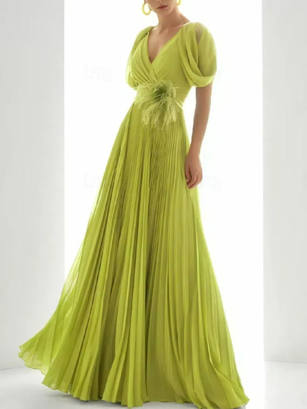 A-line Elegant Dress for Beach Wedding