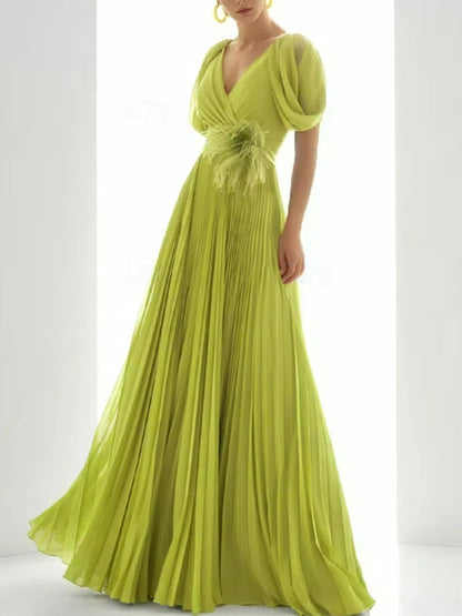 A-line Elegant Dress for Beach Wedding