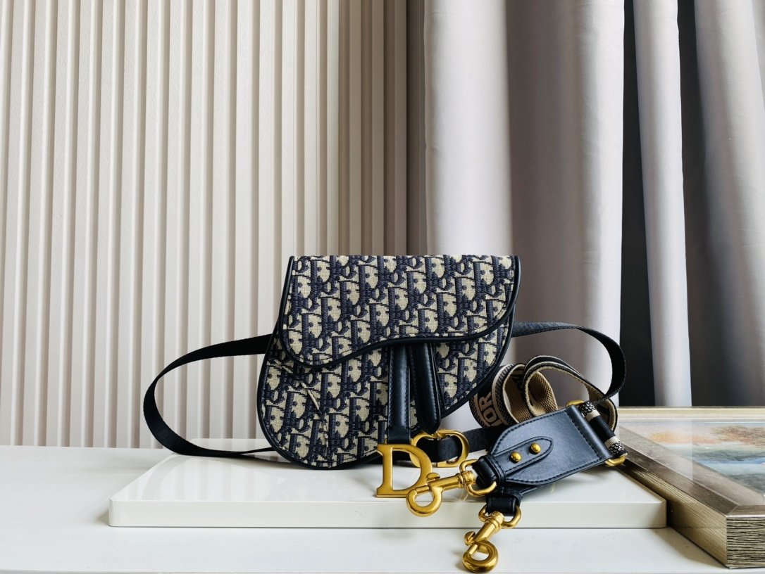 Dior Saddle Belt Bag Oblique