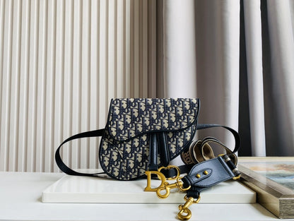 Dior Saddle Belt Bag Oblique