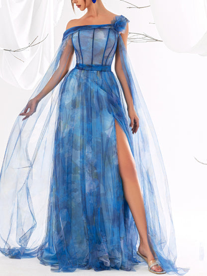 Lightweight Color-blocked Mesh Women's Dress