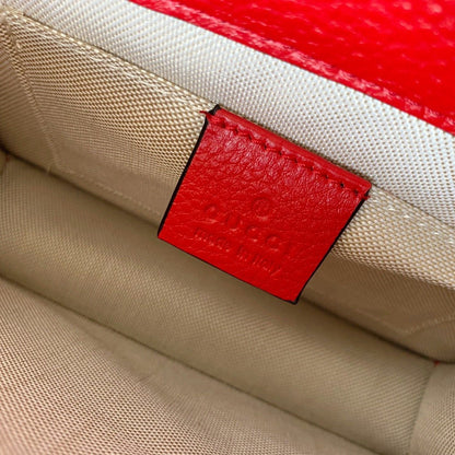 Gucci Interlocking Leather Chain Crossbody