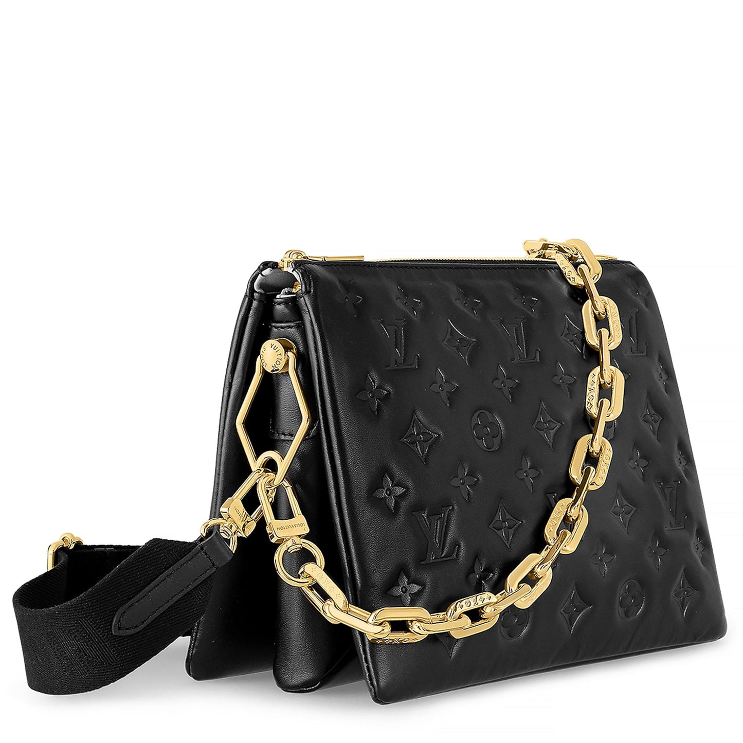 Louis Vuitton Monogram Black Coussin PM Bag M21260