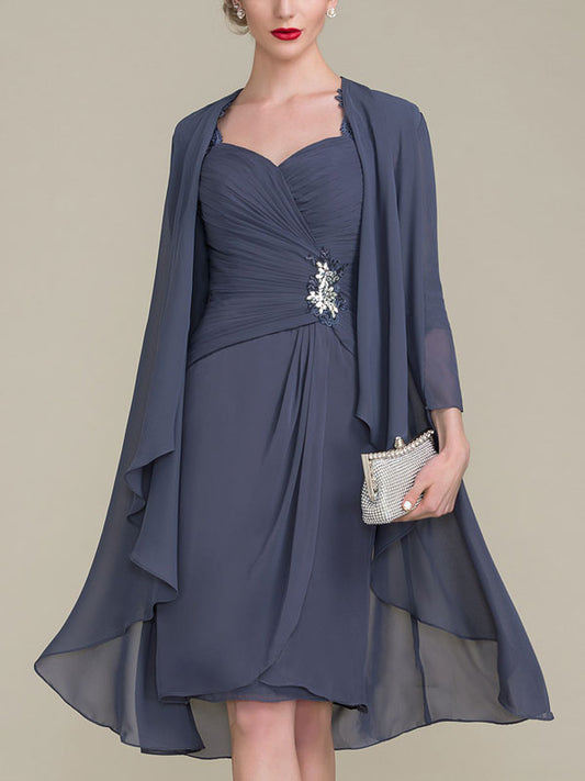 Waist Chiffon Simple Temperament Bridal Mother Dress