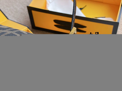 Fendi Women Baguette 1997 Brown Jacquard FF Vertigo Bag