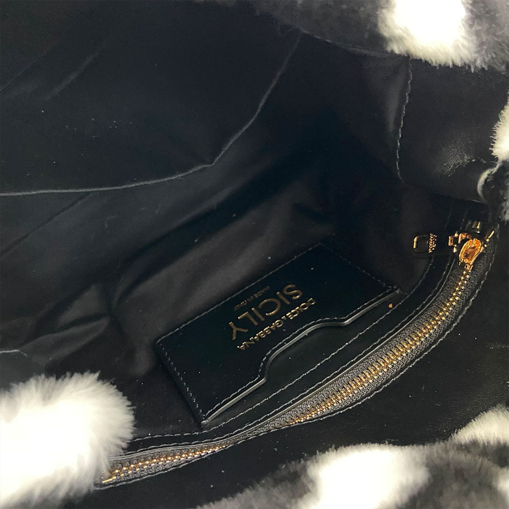 Dolce & Gabbana Fur Sicily Bag