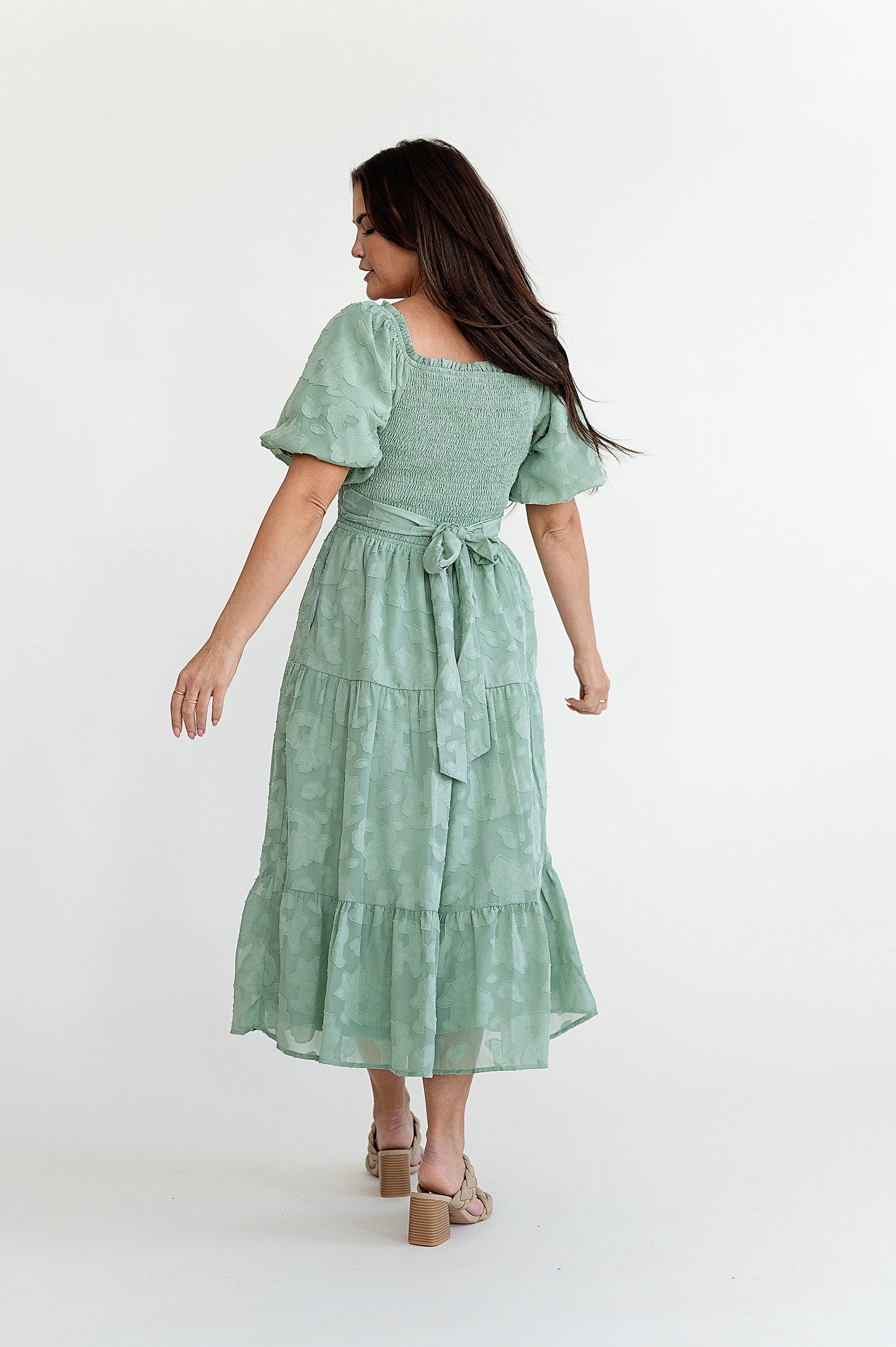 loveedsTM-Evangeline Dress in Dusty Sage