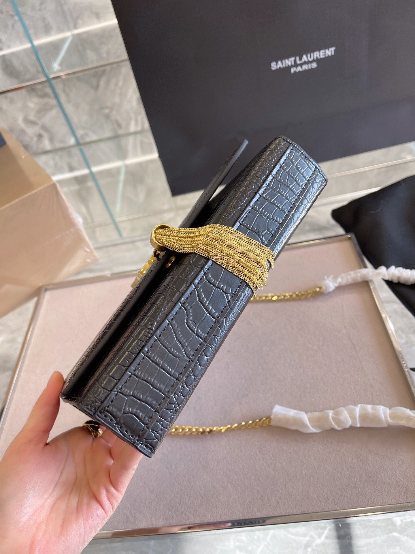 Saint Laurent Kate Medium Tassel Shoulder Bag Women