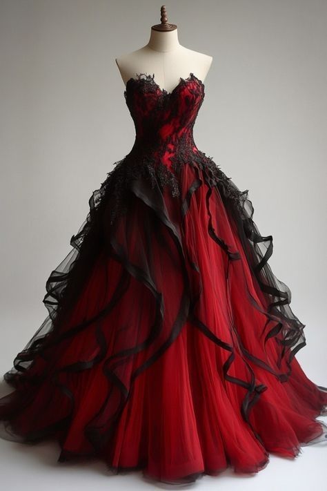 Red Retro Fashion Exquisite Lace Sweetheart Neck A-Line Long Tulle Ball Gown Evening Gown Wedding Dress gh3400