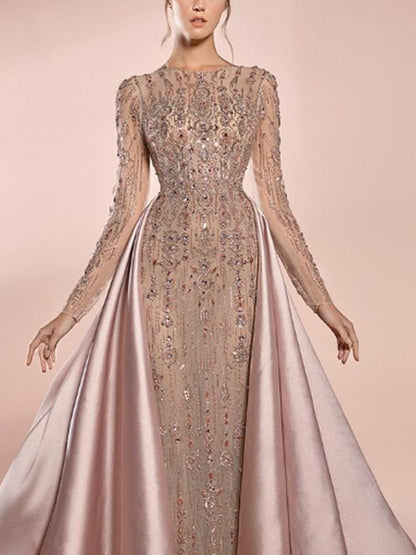 Beaded Simple Exquisite Women's Gowns