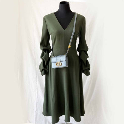 Dior micro 30 Montaigne blue crossbody bag