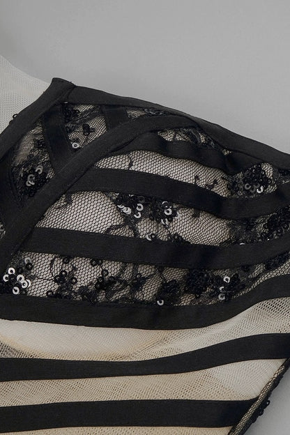 loveedsTM-Herringbone sexy tube top dress-vx