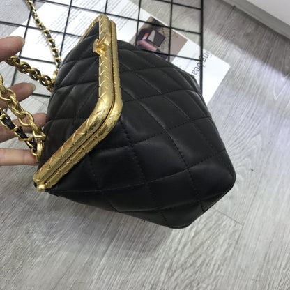 CHANEL  Quilted Micro My Crush Bag Black