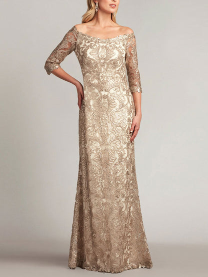 Delicate Lace Temperament Elegant Women's Dress