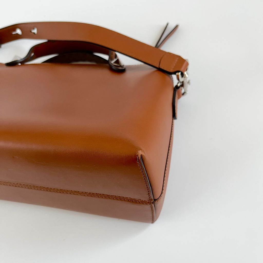 Fendi Tan By The Way Mini Bag With Logo