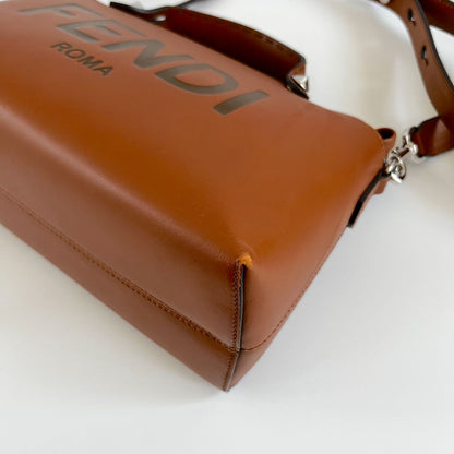 Fendi Tan By The Way Mini Bag With Logo