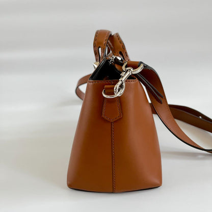 Fendi Tan By The Way Mini Bag With Logo