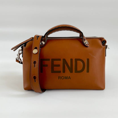 Fendi Tan By The Way Mini Bag With Logo