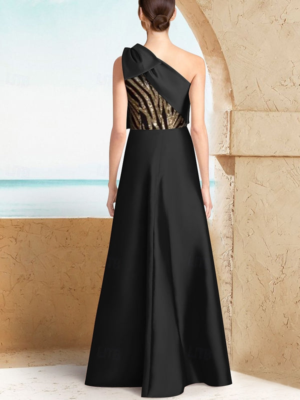 Bow Tie Mermaid/flared Evening Elegant Gown