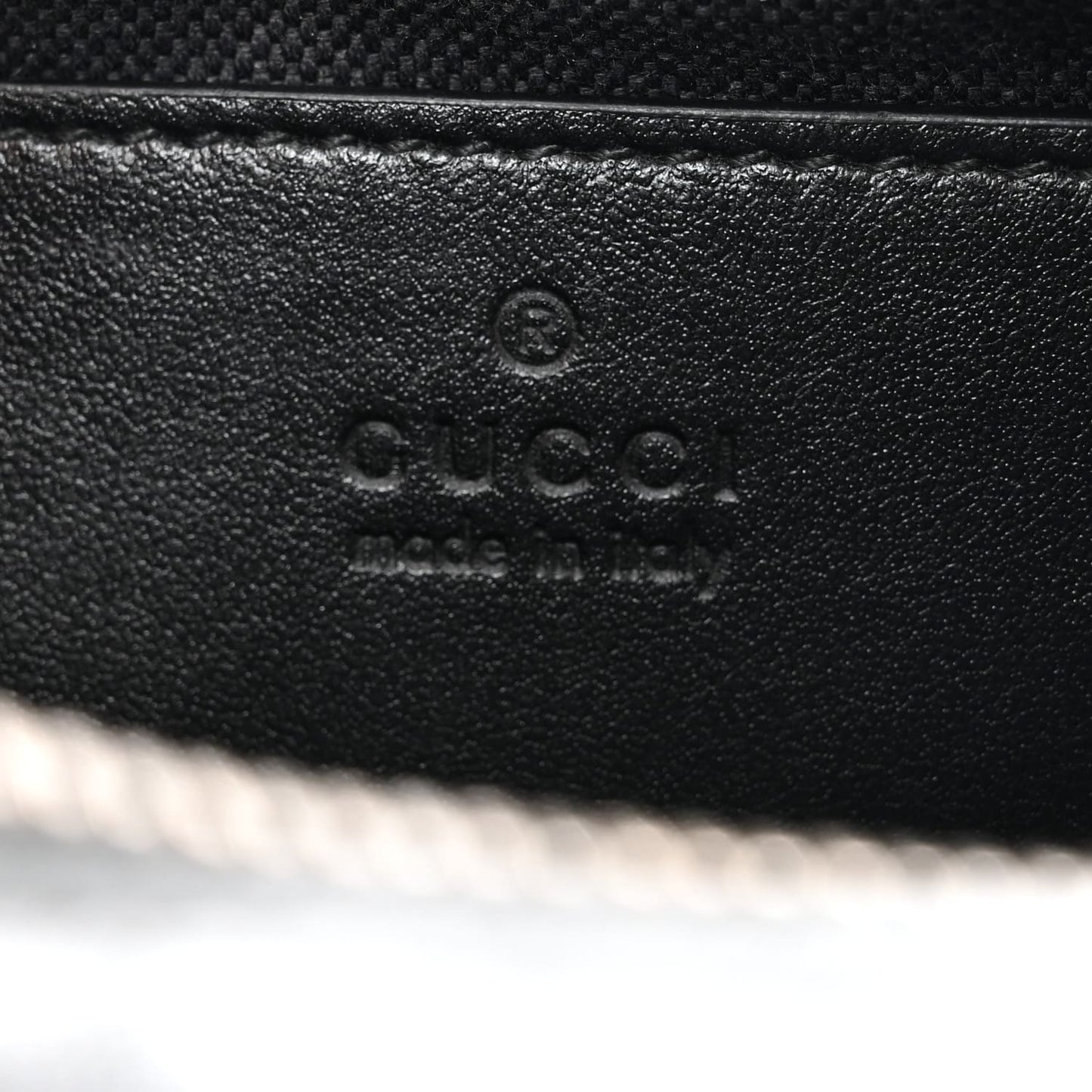 Gucci Calfskin Matelasse Monochrome Small GG Marmont Chain Shoulder Bag Black