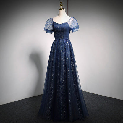 Evening dress new blue fairy birthday party dress prom dress      fg135