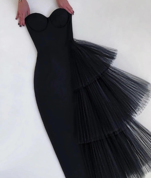 White evening dress Sexy Prom Dress   fg2873