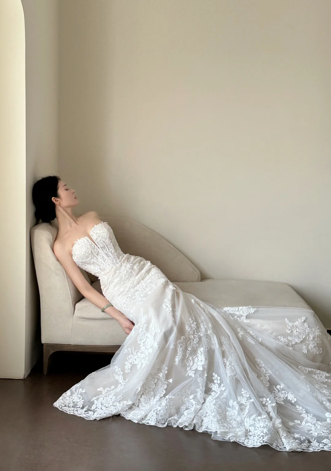 Luxury Women's Elegant Wedding Dresses Lace Side Split Sexy Princess Bridal Gown       fg7317