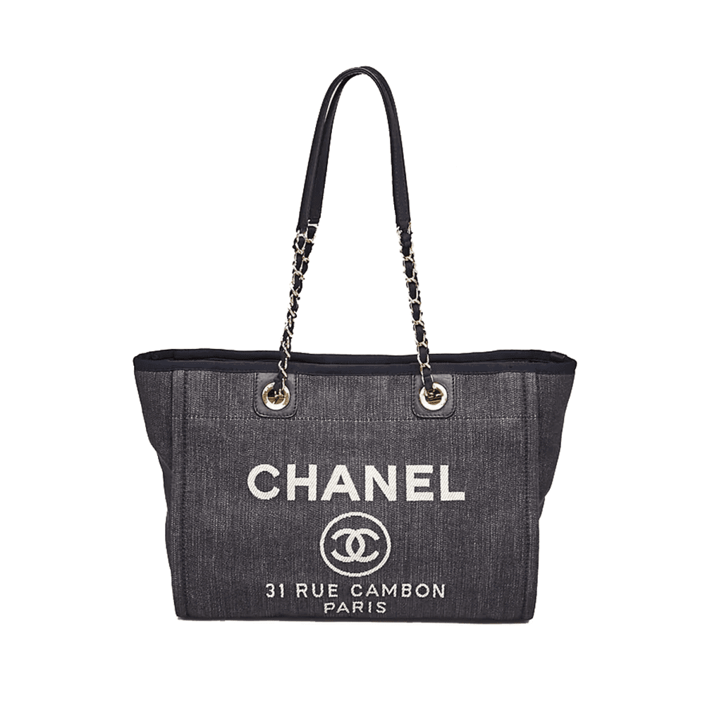 CHANEL Deauville Denim Small Tote