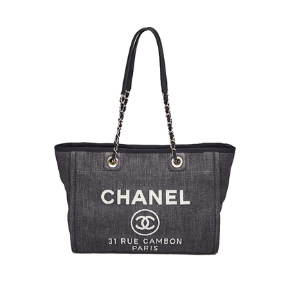 CHANEL Deauville Denim Small Tote