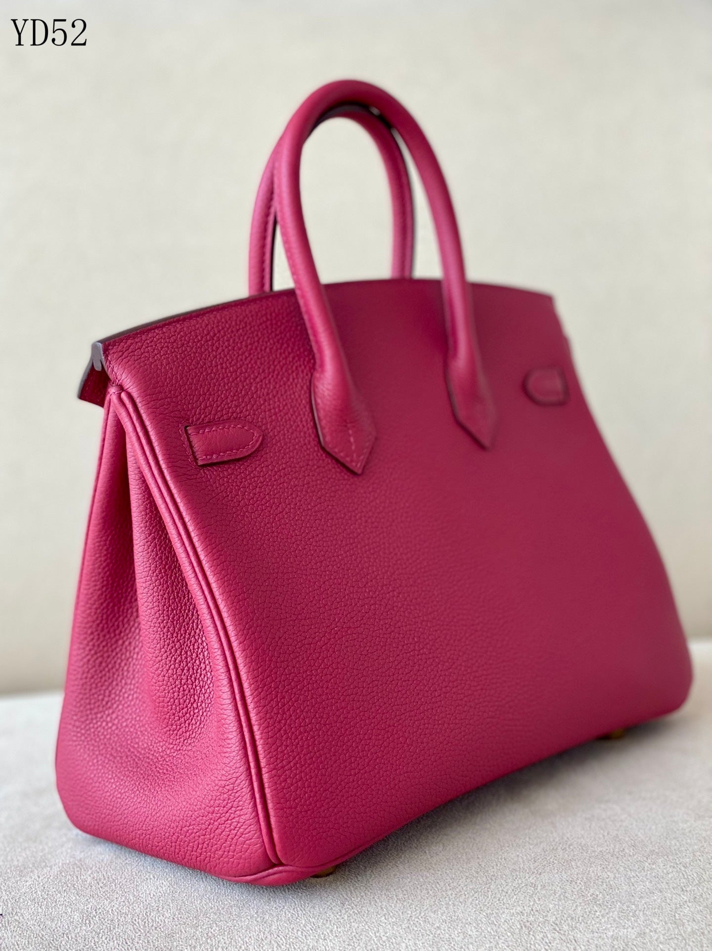 H BIRKIN 25 TOGO RED WINE  GOLD HARDWARE 25CM