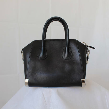 Givenchy Black Leather Small Antigona Satchel