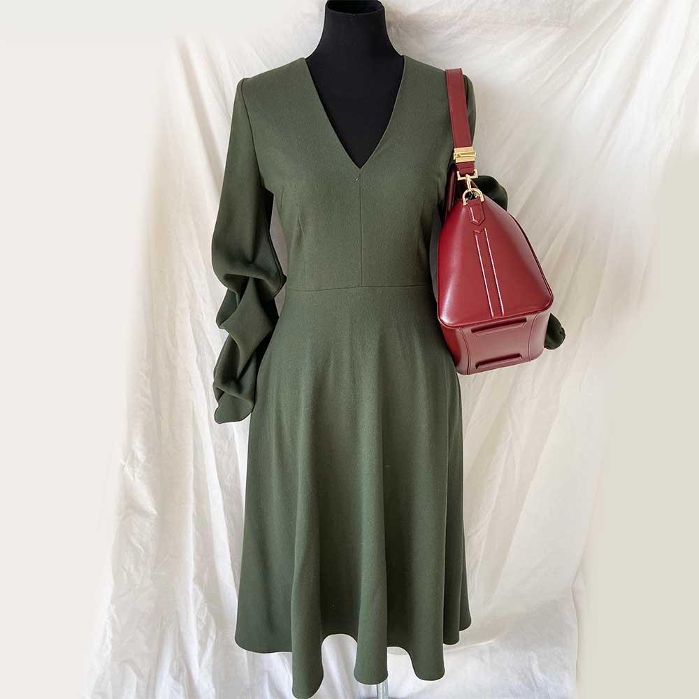 Givenchy Burgundy leather small Antigona bag