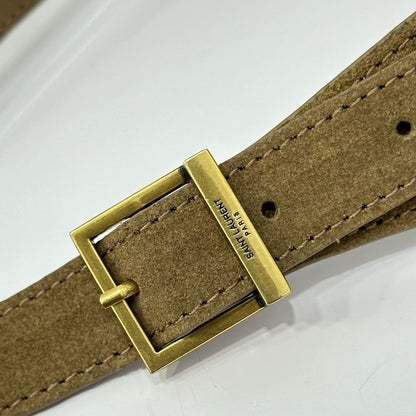 Saint Laurent LE 5 À 7 supple LARGE in suede