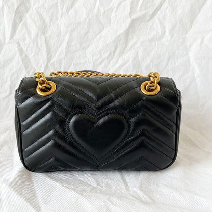 Gucci Black 2.0 Mini Marmont Bag