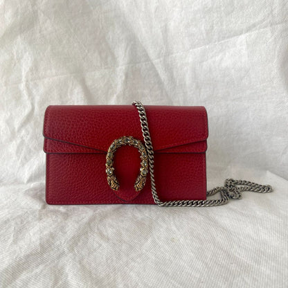 Gucci Dionysus leather super mini bag