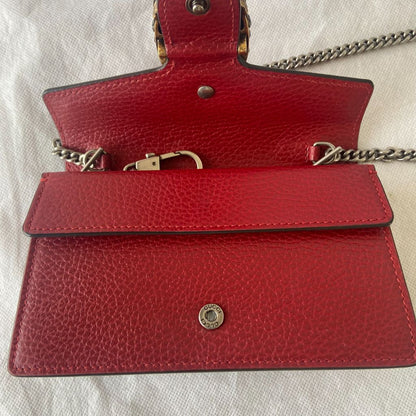 Gucci Dionysus leather super mini bag