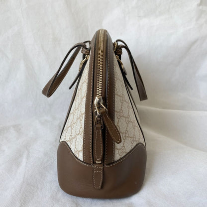 Gucci top handle bag GG coated canvas