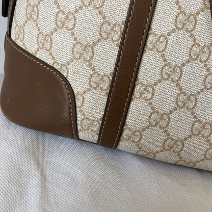 Gucci top handle bag GG coated canvas