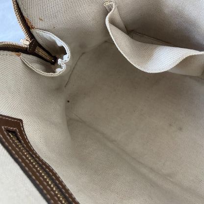 Gucci top handle bag GG coated canvas