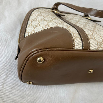 Gucci top handle bag GG coated canvas