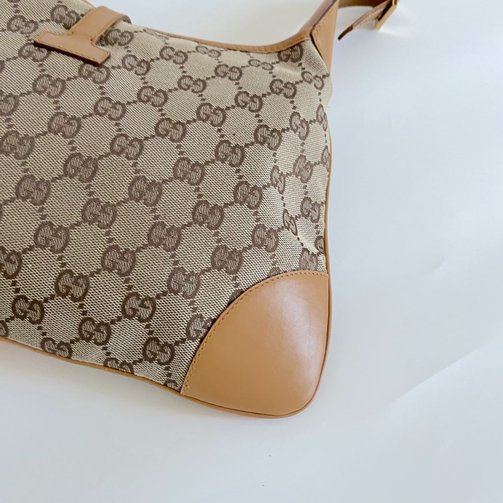Gucci Web Jackie O Bouvier Hobo GG Bag