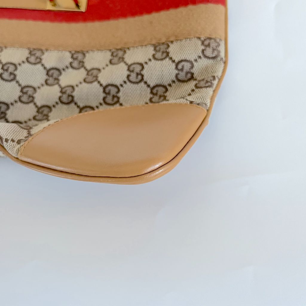 Gucci Web Jackie O Bouvier Hobo GG Bag
