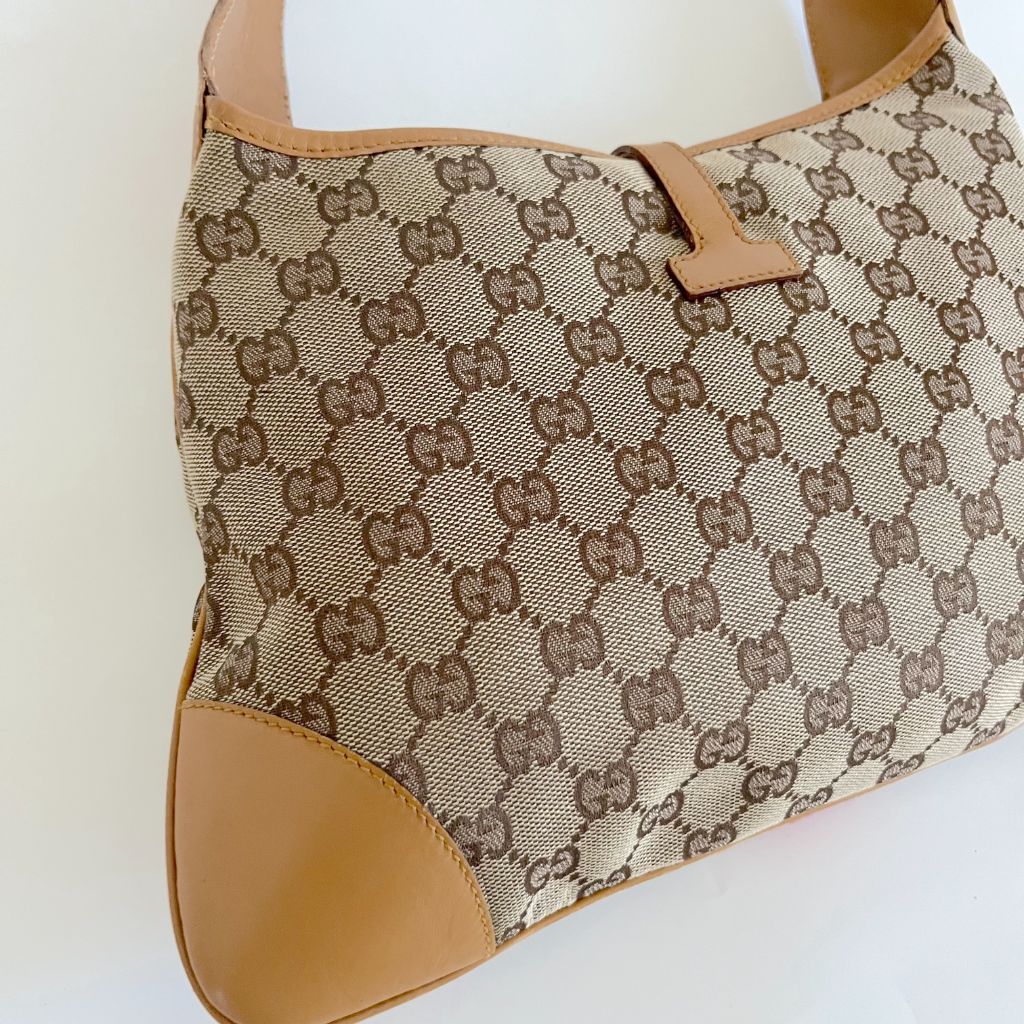 Gucci Web Jackie O Bouvier Hobo GG Bag