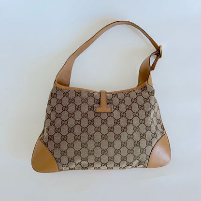 Gucci Web Jackie O Bouvier Hobo GG Bag